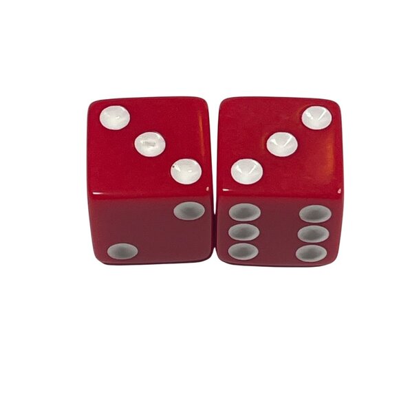 Monopoly Target Edition Replacement Parts Red Dice Only Board Game Piece - Picture 2 of 2